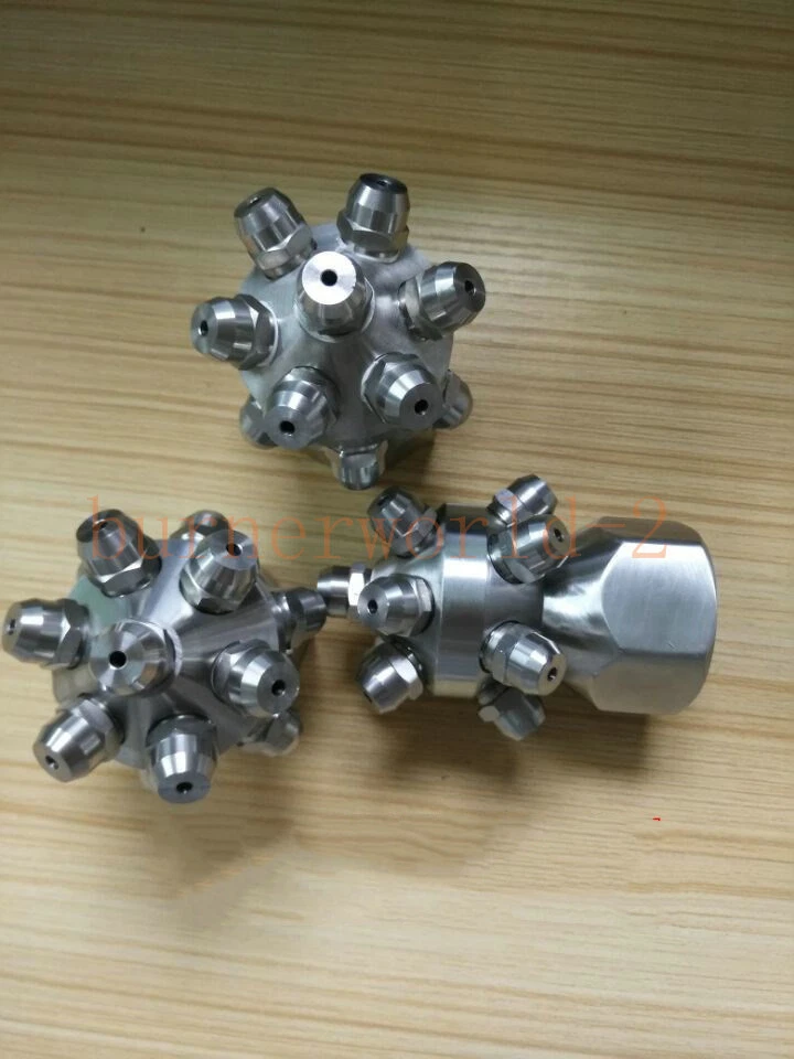 Boquilla de limpieza de tanque de acero inoxidable de 1 pulgada, punta boquilla de impacto de alta presión Foto 2 de 4