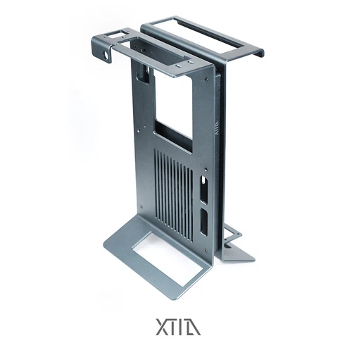 XTIA Xproto A4 Mini-ITX Open Case Mini Tower Case Dark Grey Computer Case Kit US