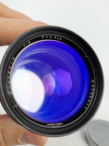 JUPITER-9 KMZ EARLY SILVER 1957! Red"P" 85mm F/2 RF M(L)39 Sonnar DESIGNED LENS - Picture 3 of 24