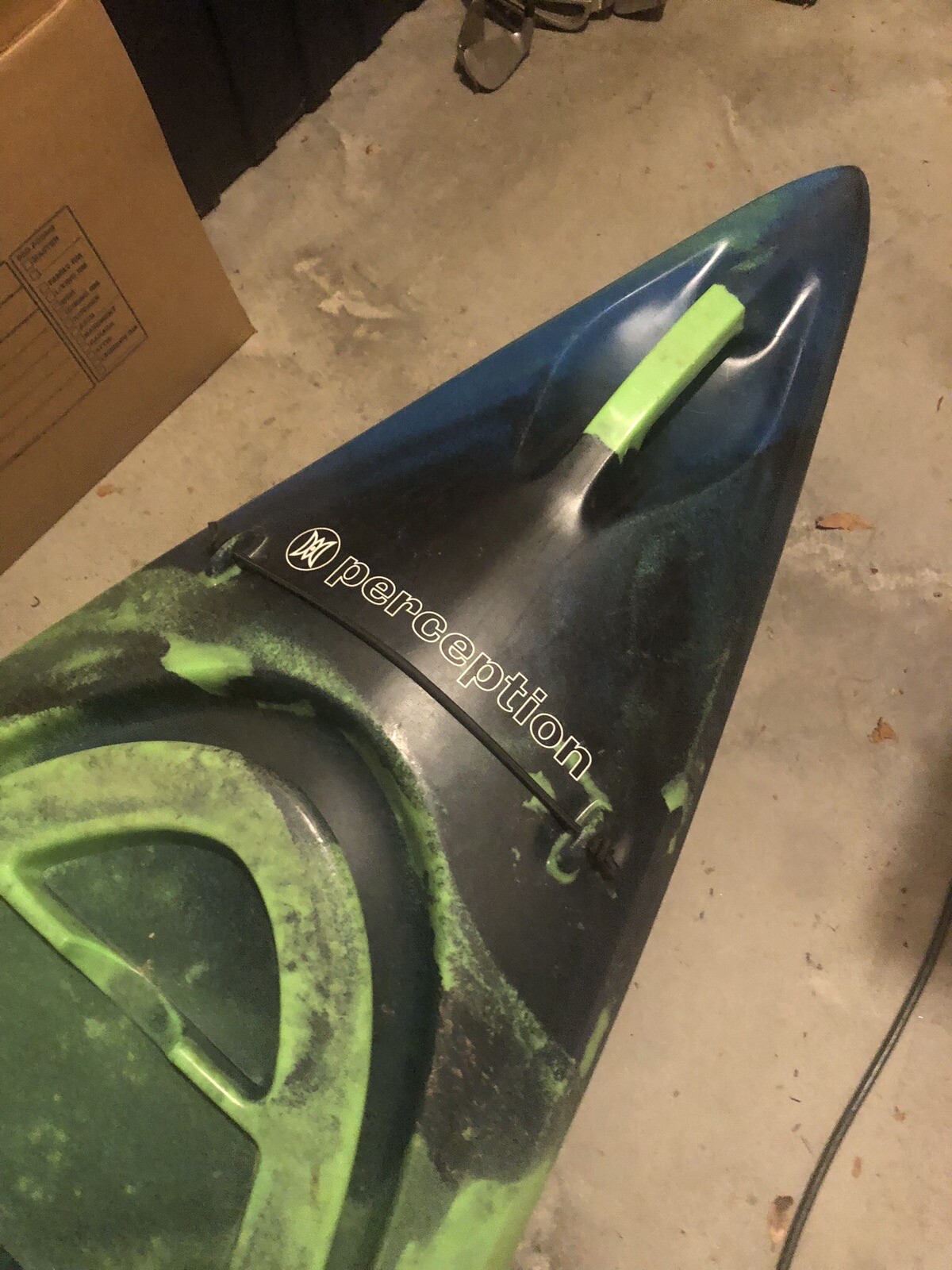 Perception Swifty Deluxe 9.5 Kayak (Used) (Paddle, Vest, and Car Mount
