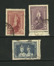 M2425 Australia 1937 SG176/8 - 1938 high values.