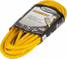 Southwire 25 Foot Yellow Outdoor Extension Cord, 14 Gauge, 15 Amp/125 V