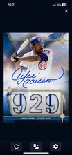 Andre Dawson 2024 TOPPS BUNT LUMINARIES 24 S4 HIT KINGS SIGNATURE RELIC ICONIC