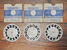 1953 ROY ROGERS, GENE AUTRY, HOPALONG CASSIDY View-Master Lot of Three Reels