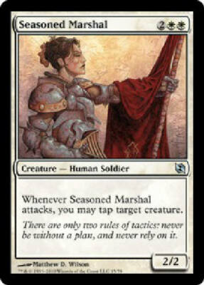 SEASONED MARSHAL X4 4 4X Elspeth vs Tezzeret MTG Magic Cards DJMagic