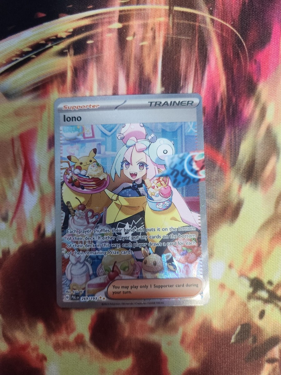 Pokémon TCG Iono Scarlet & Violet - Paldea Evolved 269/193 Holo Special... 