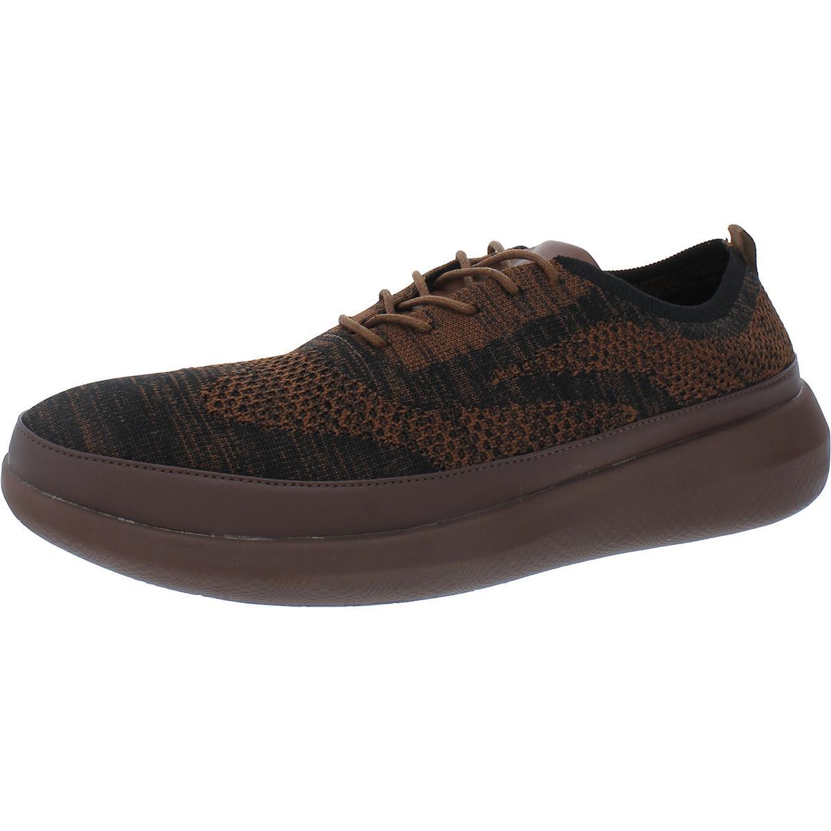 Мужские коричневые повседневные и модные кроссовки Flagama 47 Medium (D) BHFO 6283