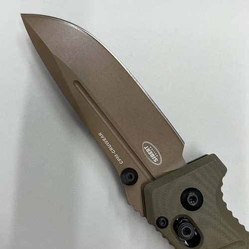 New Benchmade Mini Adamas 273FE-2 G10 Handle CPM-Cru-wear Blade Folding Knife - Picture 5 of 12
