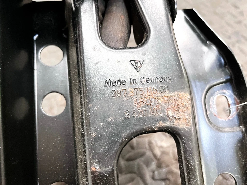 02-08 PORSCHE 911 CARRERA TRANSMISIÓN SOPORTE SOPORTE SOPORTE CUBIERTA PANEL OEM Foto 3 de 4