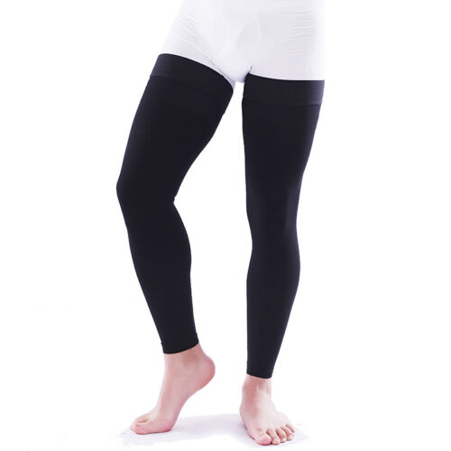 20-30mmHg Thigh High Medical Compression Stockings Varicose Edema Leg Sleeves - Picture 3 of 14