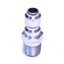 Foster 25MP ST Series 1/4" Male NPT Steel Plug Quick Couplers Straight Thru FST