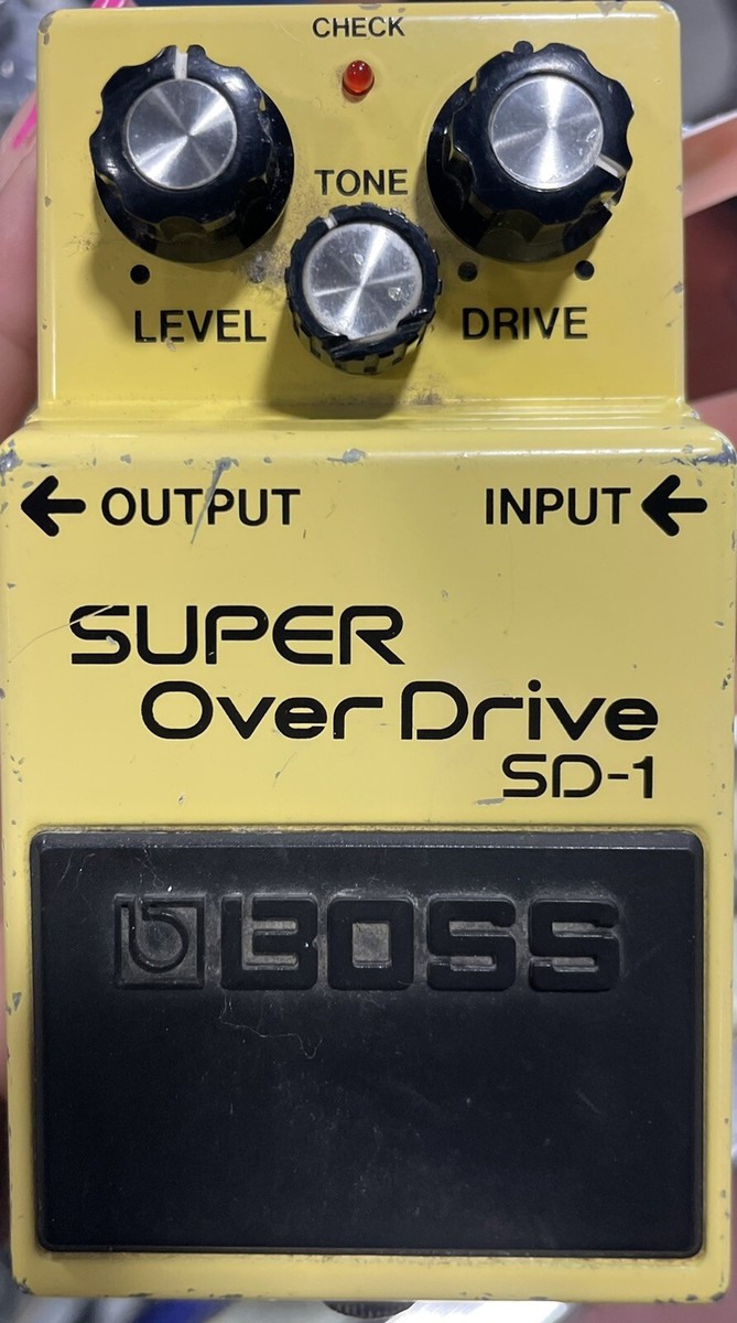 BOSS SUPER Over Drive SD-1 1982年製 BOSS SD-1 Super Overdrive 1982 Vintage Guitar Effect Pedal