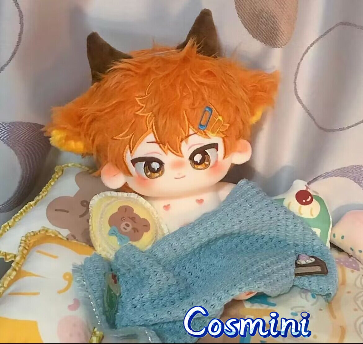 Haikyuu Shoyo Hinata 20cm Plush Doll Pillow Stuffed Dress up Toy