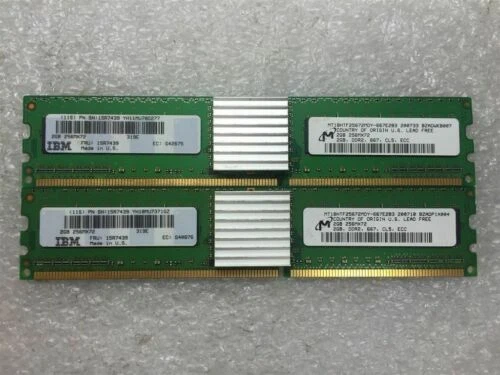 Memorie RAM velocità bus PC2-5300 (DDR2-667) per server da 1 moduli