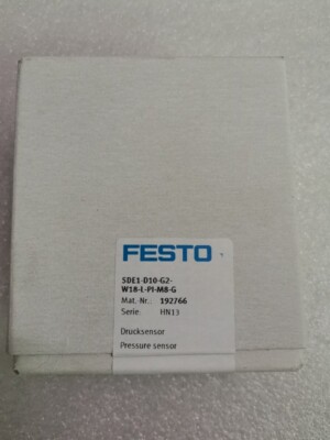 One Festo pressure sensor 537020 SDE1-D10-G2-W18-L-PI-M8 New | eBay
