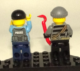 Used LEGO #60006 City POLICE ATV - w/ Minifigures & Manual