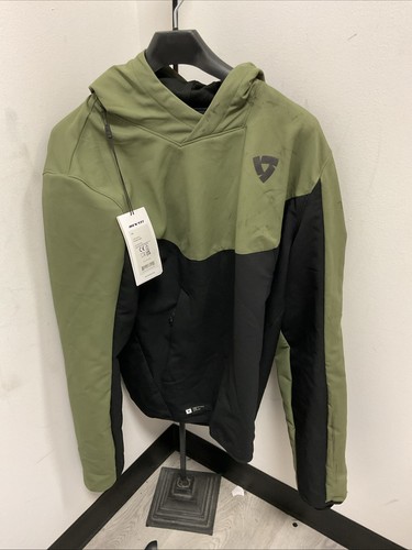 REV'IT! Andon Hoody Black/Green - 2XL