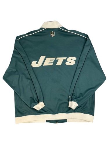 Vintage New York Jets Full Zip Jacket Large Green NFL - Picture 2 of 15
