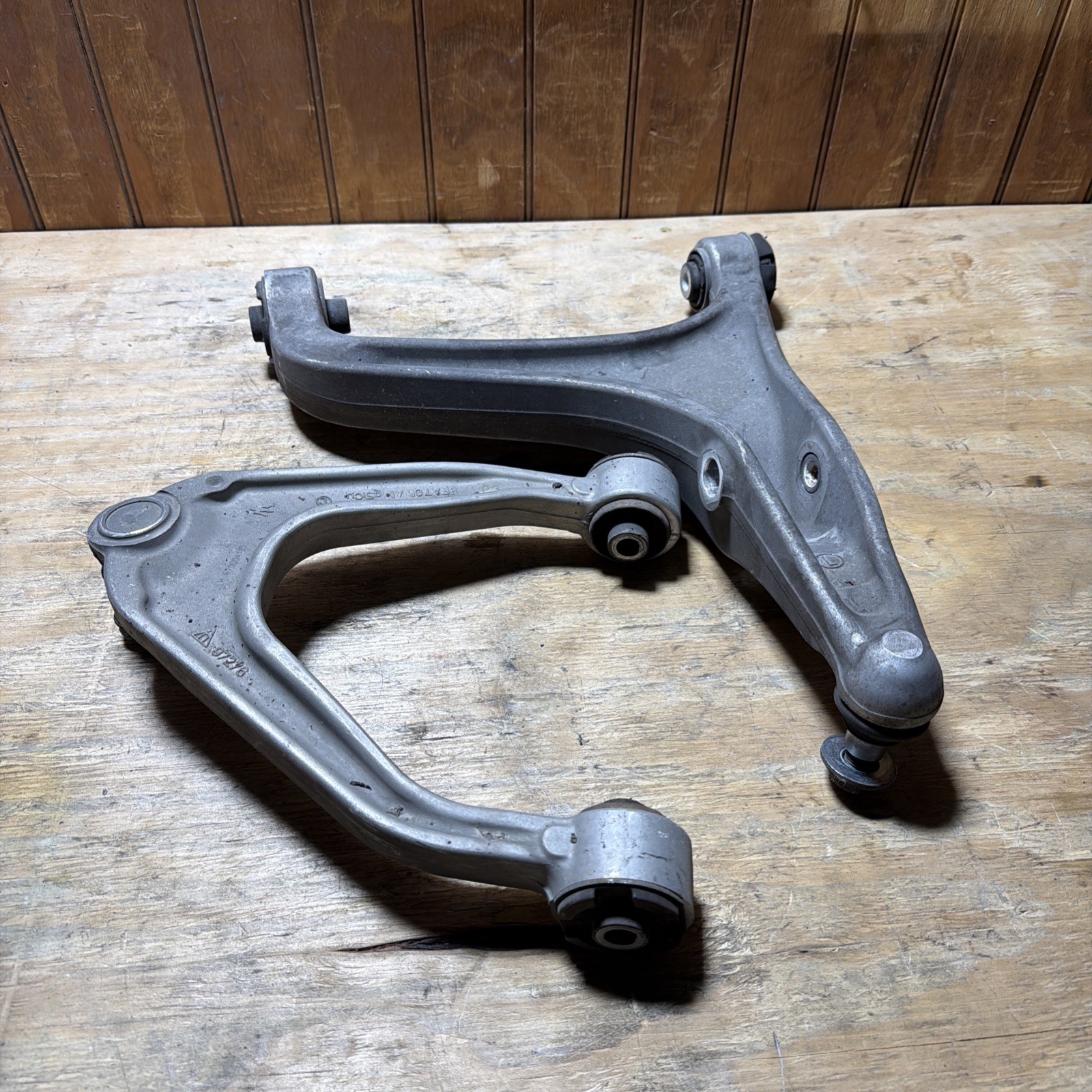 14-20 Maserati Ghibli Front Left Lower Upper Control Arm Set 06700071800 Oem
