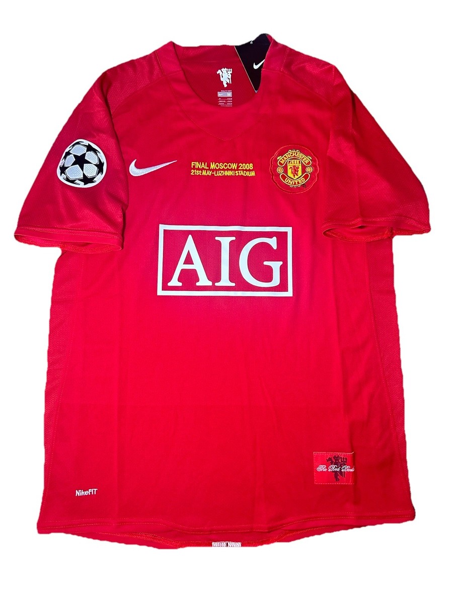 NEW Manchester United 2008 UCL Final short sleeve Home CR7
