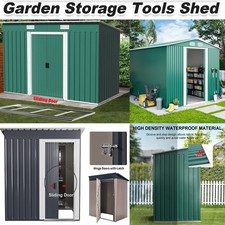 Metal Garden Shed 6 X 4, 8 X 4, 8 X 6, 10 X 8 Garden Storage WITH FREE BASE New