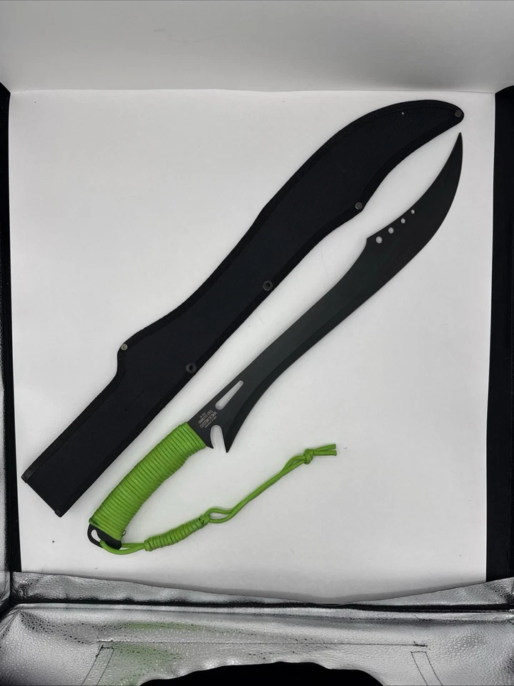"DESCUENTO para funda rota Snap Z-Hunter 25"" machete negro, cordón verde ZB-053" Foto 4 de 4