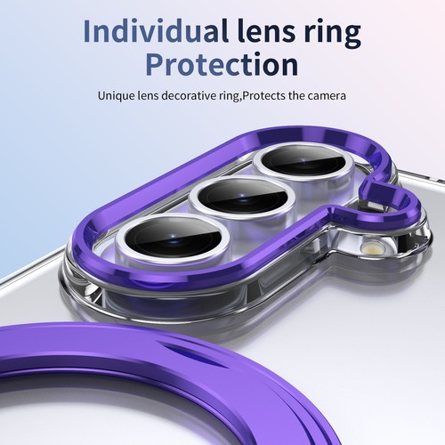 For Samsung Galaxy Z Fold 7 6 5 4 3 Ring Stand Transparent Case W/Screen Protect - 第 6/63 張圖片