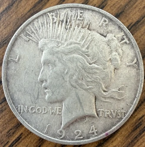 1924 Peace Dollar — photo from the most recent tracked eBay sale