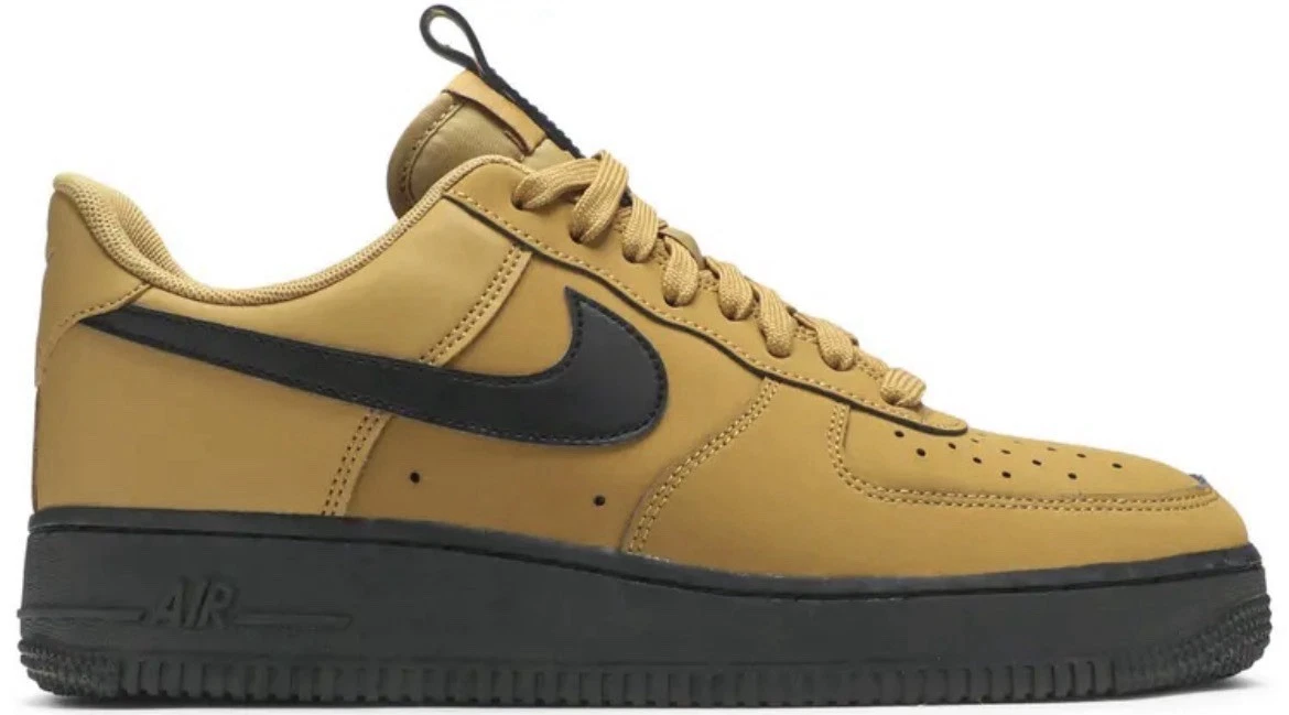 Nike Air Force 1 Low Wheat Black for Sale | Authenticity