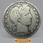 1909 Barber Silver Half Dollar - #C59379NQ