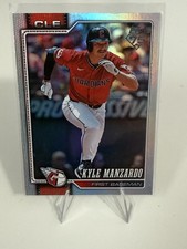 2026 Topps Series 1 Base Kyle Manzardo Cleveland Guardians #309 Rainbow Foil