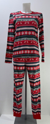 Ladies New Ex Threadbare Christmas 100%  Cotton PJS  Size 8 10 12 14 16 18