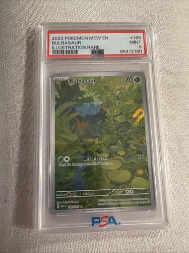 2023 Pokemon Scarlet & Violet 151 Bulbasaur 166/1165 - PSA 9 - Mint
