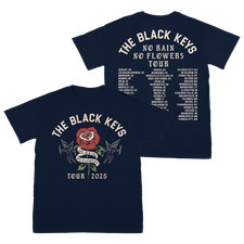 The Black Keys No Rain No Flowers Tour 2025 T-shirt 2 side Gift For Fans