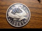SILVER LIBERTY ROUND 1 TROY OZ .999 FINE SILVER VINTAGE!