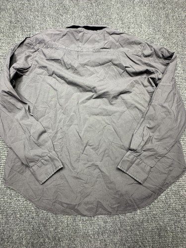 Frank & Eileen Shirt Womens Large Gray Eileen Button Up Cotton Long Sleeve - Picture 7 of 8