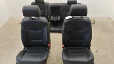 2014-2018 Chevrolet Silverado 1500 Crew Cab Oem Front Rear Black Leather Seats