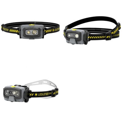 Ledlenser Rechargeable LED Headlamp Work Yellow/Black 500-1600lm IP68 CRI80