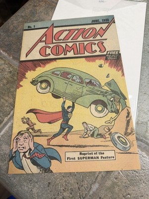 Action Comics #1 Safeguard Soap Promotional Reprint 1976   Superman Reprint   NM