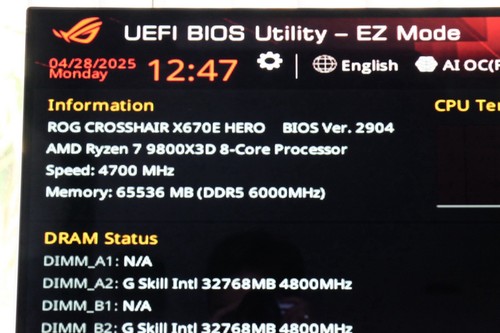 ASUS ROG Crosshair X670E HERO AM5 AMD Motherboard, Boxed, All accessories - Picture 15 of 19