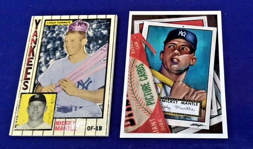 2021 TOPPS PROJECT 70 PRE PRODUCTION PROOF  BACK CARD STOCK MICKEY MANTLE 624