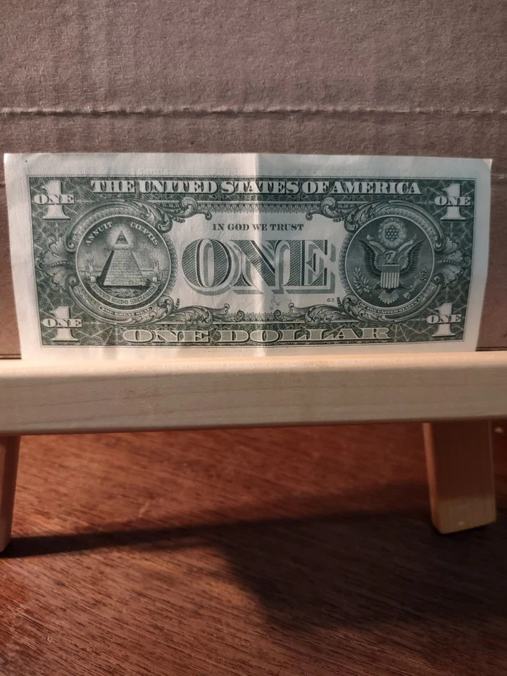 2021 US $1 bill with the years 1965 and 1991 F19651991D dollar money currency - Image 2 of 2