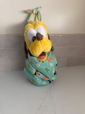 Disney Babies Pluto Plush Stuffed Animal Complete Set