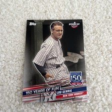 Lou Gehrig 2019 Topps Opening Day #YOF-3 150 Years of Fun  New York Yankees