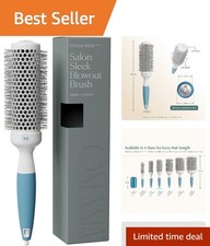 Ergonomic Round Hair Brush - 1.3 Inch Ceramic Ionic Tool for All Hair Types