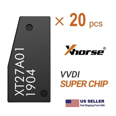 20x Xhorse VVDI Super Chip Transponder work for KEY TOOL PLUS KEY TOOL MIDI