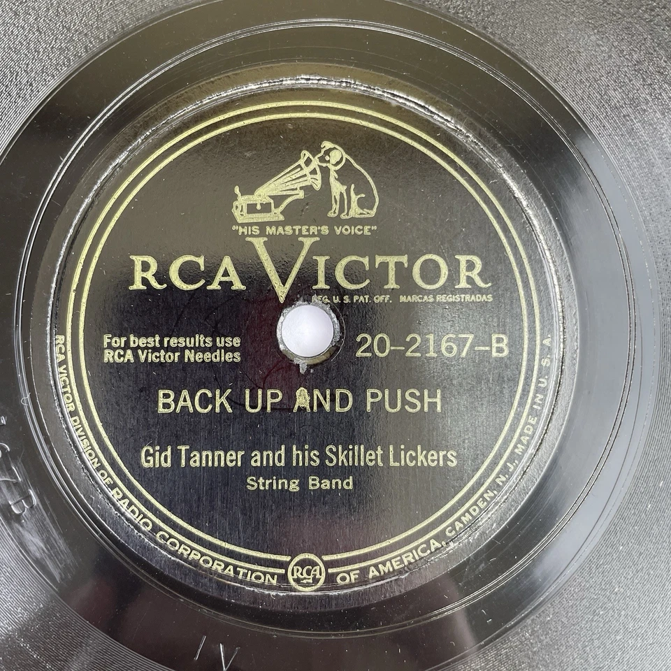 GID TANNER & SKILLET LICKERS Down Yonder /Back Up And Push 78 RCA Victor 20-2167 - Image 4 of 4