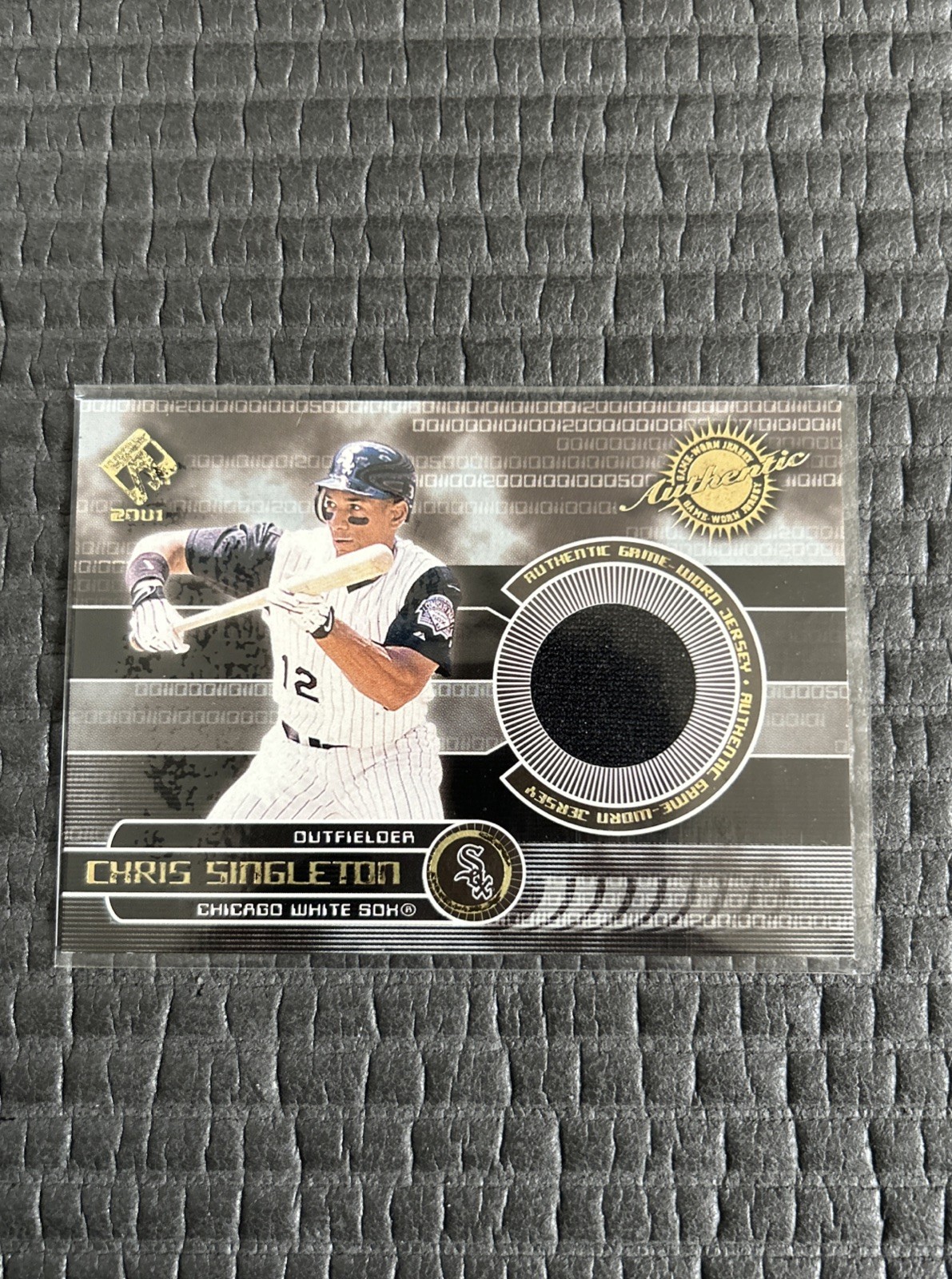 Chris Singleton #45 2001 Pacific Private Stock Baseball Game-Used Gear