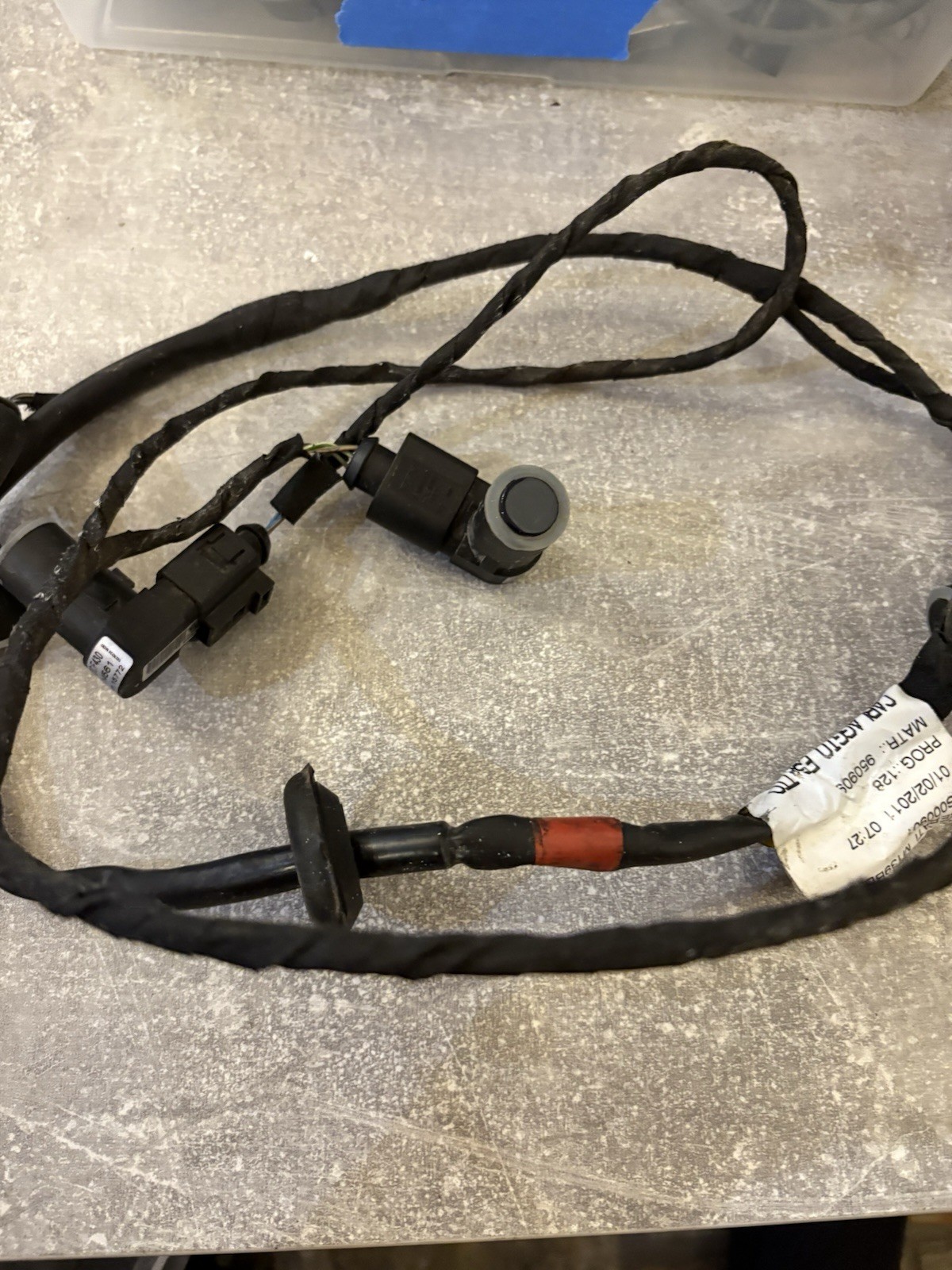 🌀 Maserati Granturismo, Rear Bumper Sensor Wire Harness W/All Sensors # 228552
