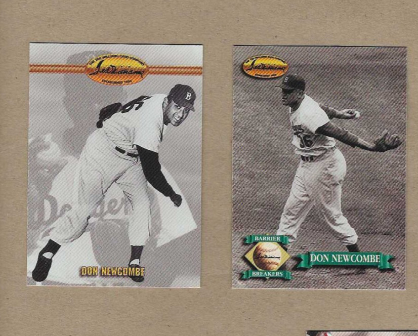 Don Newcombe 1993 Ted Williams Card company lot of 2 cards 15 & 139
